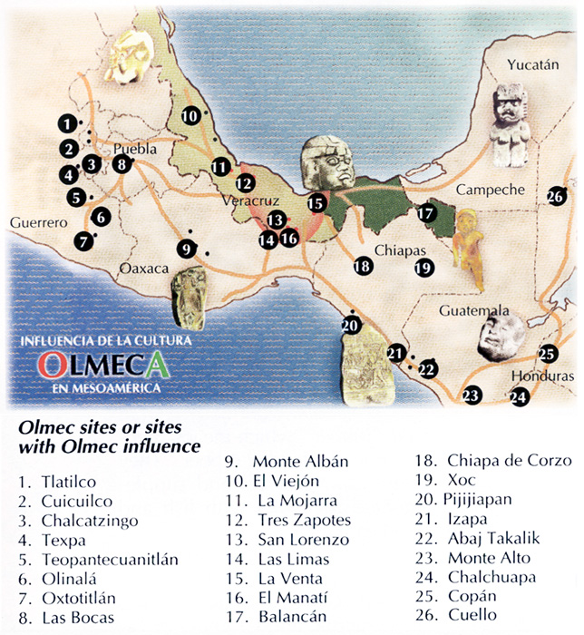 Olmec Map