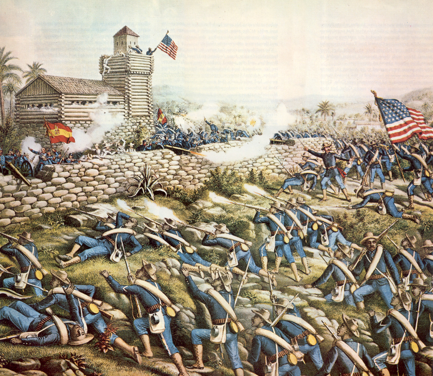 Battle Of San Juan Hill July 2 1898 The Spanish Cuban American War