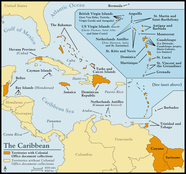 Caribbean Map 2 
