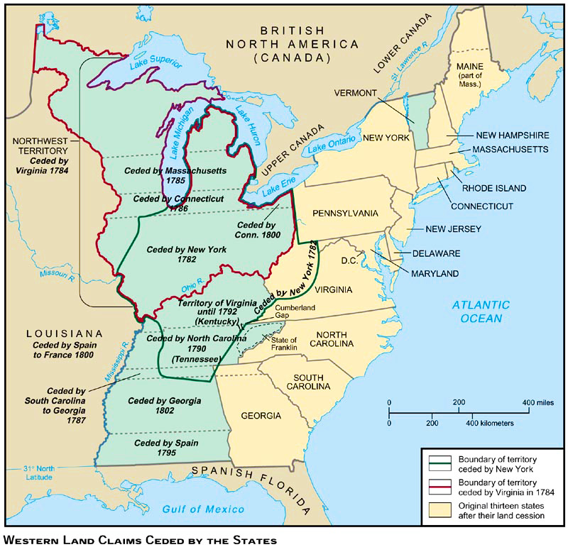 18th Century North America Map - United States Map