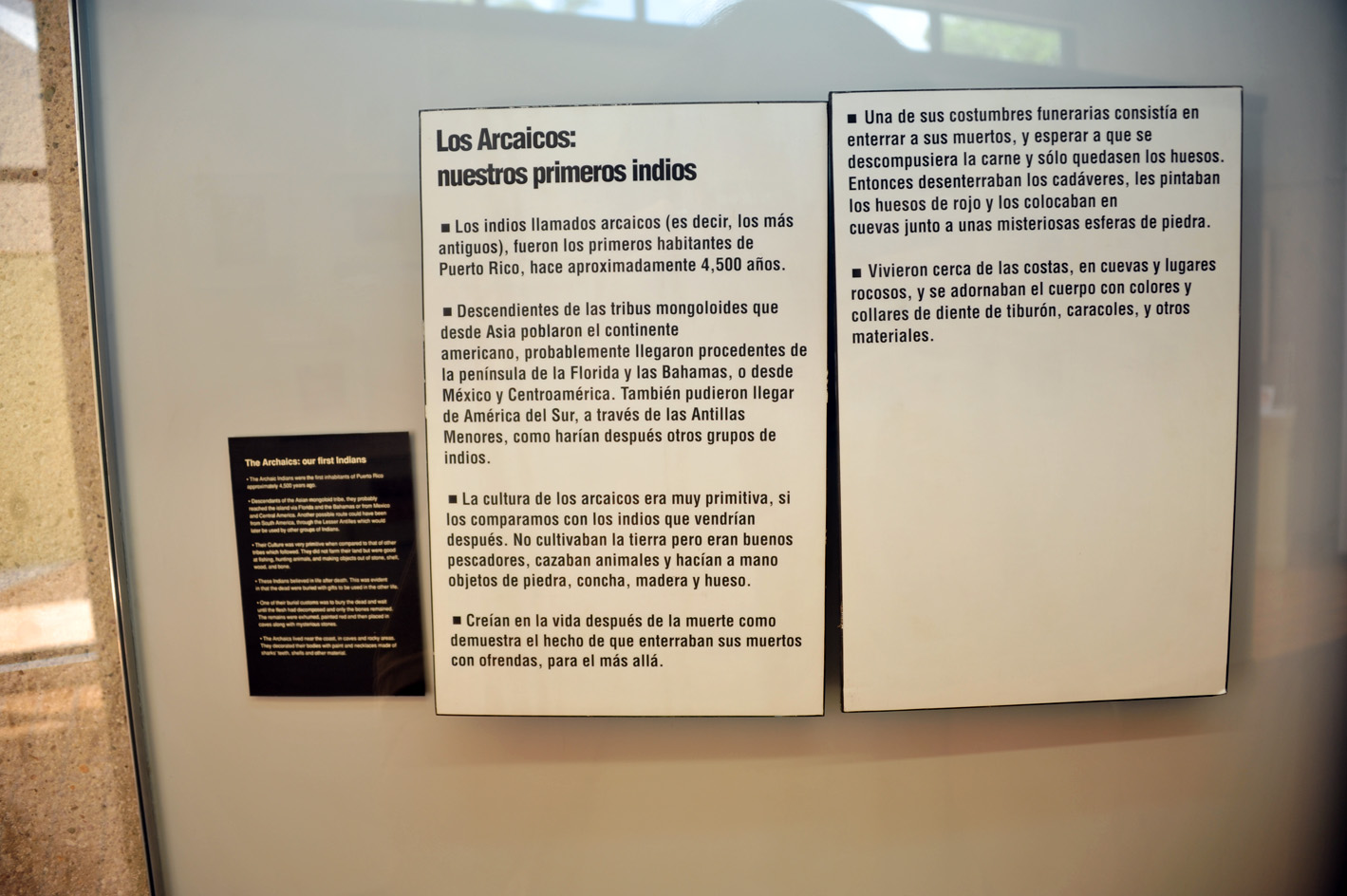Tainos: Tibes Museum, Puerto Rico